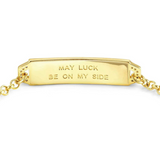 Nomination Talismani Good Luck Bracelet, Sterling Silver Gold Plated CZ SALE