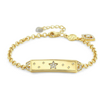 Nomination Talismani Success Bracelet, Sterling Silver Gold Plated CZ SALE