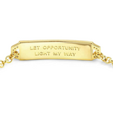 Nomination Talismani Success Bracelet, Sterling Silver Gold Plated CZ SALE