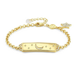 Nomination Talismani Dreams Bracelet, Sterling Silver Gold Plated CZ SALE