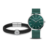 Bering Solar Teal Watch & Bracelet Gift Set SALE