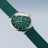 Bering Solar Teal Watch & Bracelet Gift Set SALE