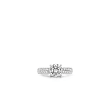 Ti Sento Luxe Large Four Claw Solitaire CZ Ring