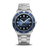 Bering Arctic Sailing Blue Silver 40mm Case Watch SALE