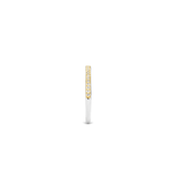 Ti Sento Narrow Eternity Gold Plated CZ Stacking Ring