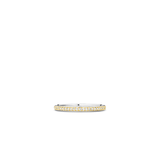 Ti Sento Narrow Eternity Gold Plated CZ Stacking Ring