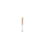 Ti Sento Narrow Twist Rose Gold Plated Stacking Ring SALE