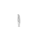 Ti Sento Sterling Silver Crossover CZ Ring 5mm