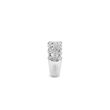 Ti Sento Three Row CZ Stacking Effect Band Ring SALE