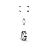Bering Arctic Symphony Grey Ceramic Stacking Ring SALE