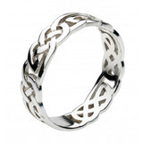 Dew Celtic Aela Open Knotwork Band Ring 6mm