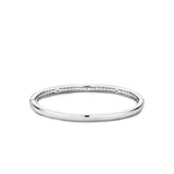Ti Sento Classic CZ Tennis Hinged Bangle