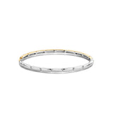 Ti Sento Deco Gold Plated Hinged Bangle SALE