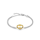 Ti Sento Bubble Link Gold Plated Bracelet SALE