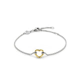 Ti Sento Heart Link Gold Plated Bracelet SALE
