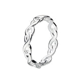 Dew Infinity Link Band Ring