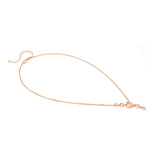 Nomination Truejoy Heart Asymmetrical Necklace, Sterling Silver Rose Plated CZ