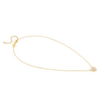 Nomination Ray of Light Heart Small Necklace, Sterling Silver Gold Plated CZ