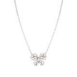 Nomination Ray of Light Butterfly Small Necklace, Sterling Silver CZ