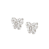 Nomination Ray of Light Butterfly Stud Earrings, Sterling Silver CZ