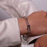 Ti Sento Maxi Neverending Link CZ Bracelet