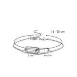 Ti Sento Neverending Link Duo Chain Bracelet SALE