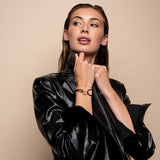 Ti Sento Petite CZ Station Gold Plated Bracelet