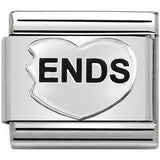 Nomination Classic Silver (BEST FRI)ENDS Heart Charm SALE