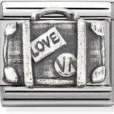 Nomination Classic Silver Suitcase Charm