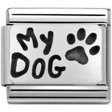 Nomination Classic Silver My Dog Pawprint Charm