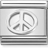 Nomination Classic Silver Peace Sign Charm