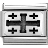 Nomination Classic Sterling Silver Jerusalem Cross Charm