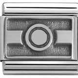 Nomination Classic Sterling Silver Round Link Pattern Charm SALE