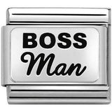 Nomination Classic Sterling Silver Boss Man Charm