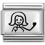 Nomination Classic Sterling Silver Family Mum Charm SALE