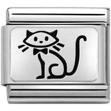 Nomination Classic Sterling Silver Family Cat Charm