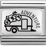 Nomination Classic Sterling Silver Caravan Charm