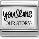 Nomination Classic Sterling Silver You Me Our Story Charm