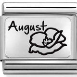 Nomination Classic Silver August Poppy Flower Charm