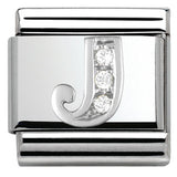 Nomination Classic Silver CZ Initial Charm