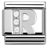 Nomination Classic Silver CZ Initial Charm