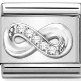 Nomination Classic Silver CZ Infinity Charm