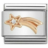 Nomination Classic Rose Gold CZ Shooting Star Charm