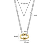 Ti Sento Bubble Link Gold Plated Pendant Necklace SALE