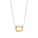 Ti Sento Angled Link CZ Pendant Necklace SALE