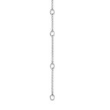 Ti Sento Heart Shape Petite CZ Pendant Necklace