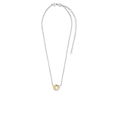 Ti Sento Linking Circles Gold Plated Pendant Necklace