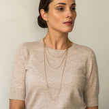 Ti Sento Trace Gold Plated Chain Necklace