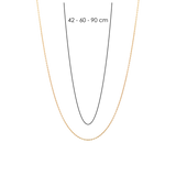 Ti Sento Trace Gold Plated Chain Necklace