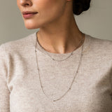 Ti Sento Gold Beaded Chain Necklace